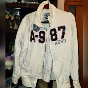 Vintage cream white Aeropostale jacket